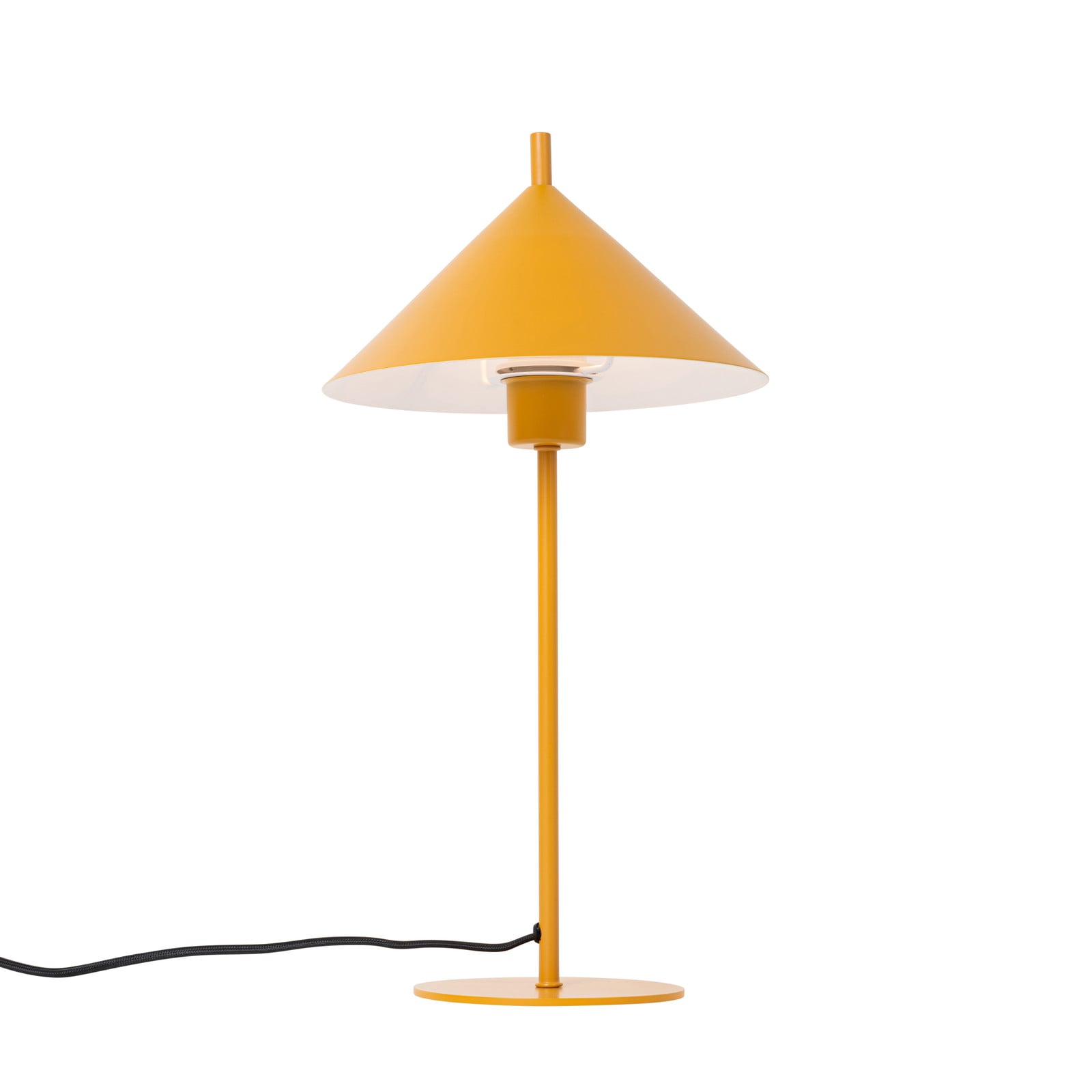 Qazqa Design Tafellamp Geel - Dimbaar - Metaal