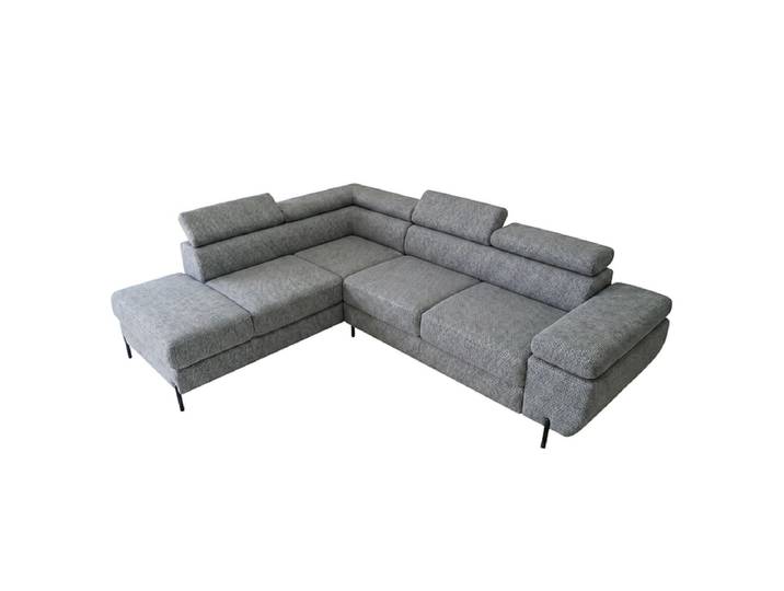 Ecksofa ALEXIA Stoff grau
