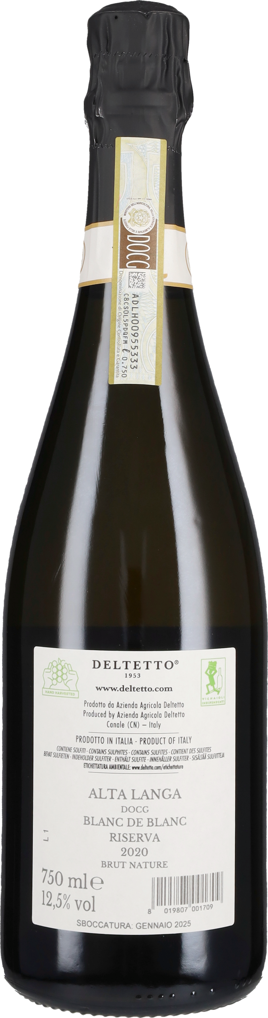 Alta Langa Riserva Nature Blanc de Blancs '480m' Deltetto 2021