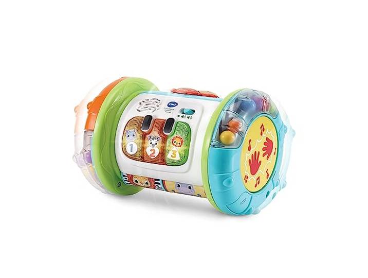 VTech Baby 3-in-1 Rollende Entdecker-Trommel, 9-36 Monate