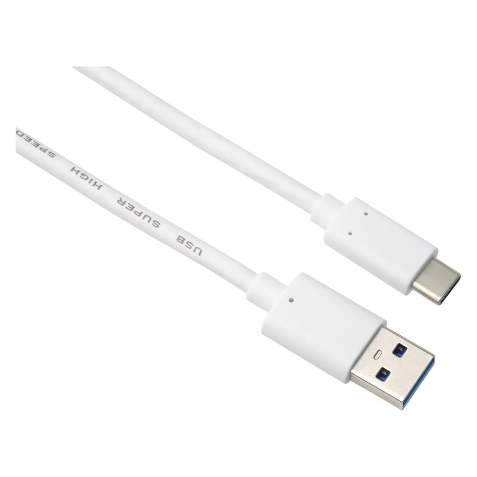 PremiumCord kabel USB-C - USB (USB 3.2 generation 2,, ) bílá (2 m, USB 3.2 Gen 2, 60 W) (KU31CK2W)