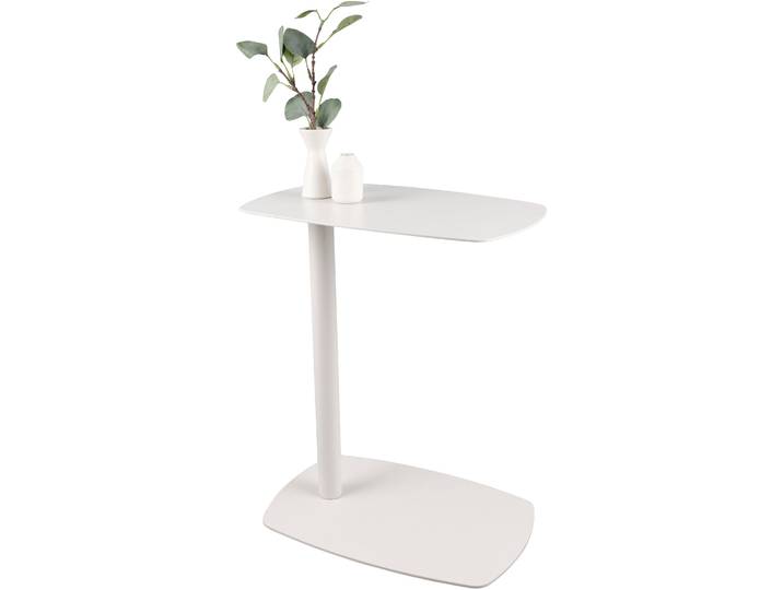 Beistelltisch MIRRORS AND MORE FERO , weiß (grau), B:28cm H:48cm, Tische, Beistelltisch