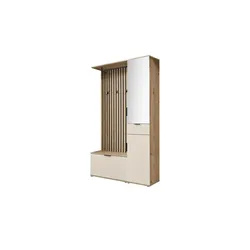 Kompaktgarderobe  Rovereto ¦ creme ¦ Maße (cm): B: 122 H: 195 T: 35.0