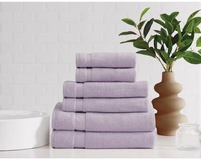 Brooklyn Loom Soft 6 Piece Bath Sheet Set