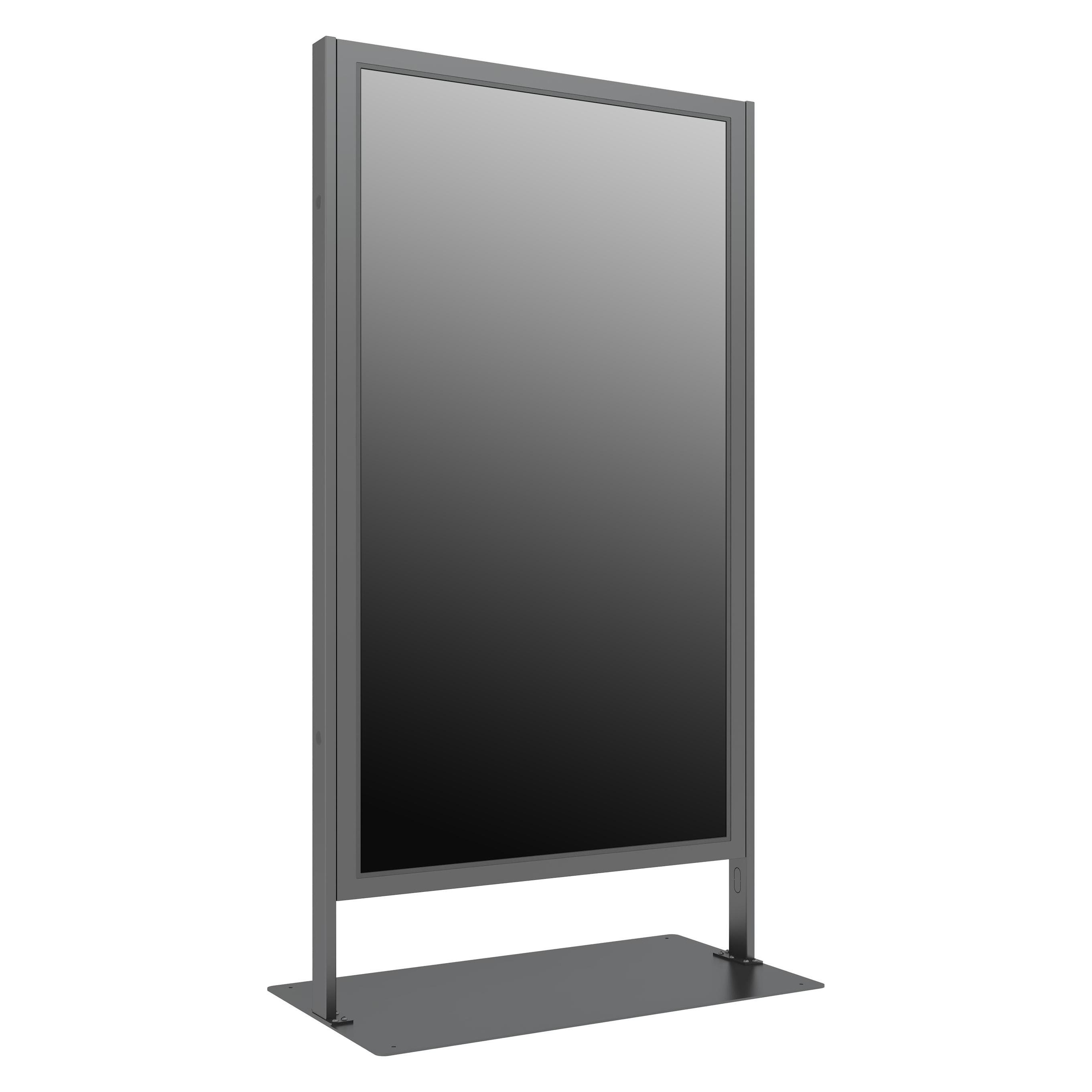 Multibrackets M Pro Series - Stativ - for digitalt skiltepanel - indelukke-totem - stl - sort -... (7350022739307)
