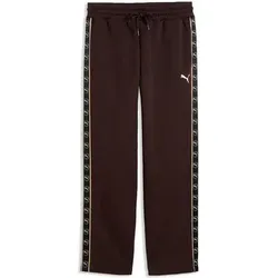 PUMA Herren Hose ESS ELEVATED TAPE Relaxed Sweatpants FL op, Größe S in Schwarz Schwarz