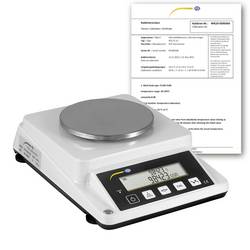 PCE Instruments PCE-DMS 1100-ICA Digitalwaage kalibriert (ISO) Wägebereich (max.) 1100 g Ablesbarkeit 0.02 g batteriebetrieben, netzbetrieben Weiß