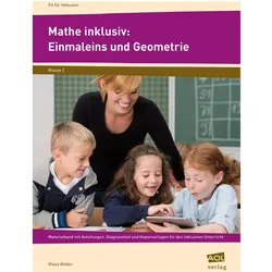 Mathe inklusiv: Einmaleins und Geometrie, Schulbücher von Klaus Rödler