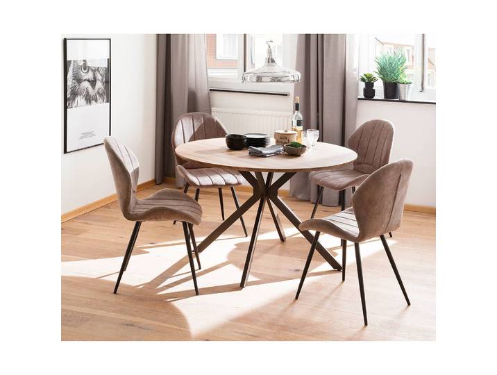 Table Pessac Ø 120cm Marron