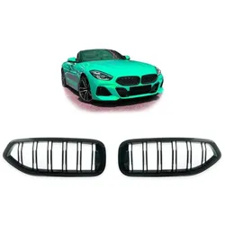 KÜHLERGRILL DOPPELSTEG GRILL passend für BMW Z4 G29 AB 18 SCHWARZ GLANZ
