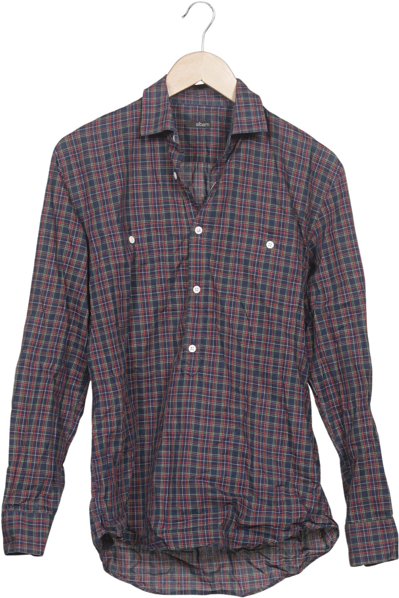 Albam Herren Hemd, Mehrfarbig, Gr. Xxl, Baumwolle - Second Hand