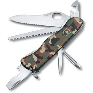 Victorinox Taschenmesser Trailmaster MW 0.8463.MW9, camouflage, 12 Funktionen, mit Kunststoffgriff & Edelstahl-Einhandklinge