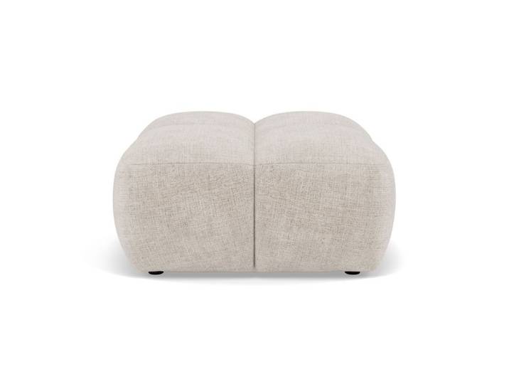 Grace - pouf en velours texturé - Beige