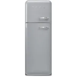 smeg Kühl-Gefrierkombination FAB30LSV6 Metall Silber