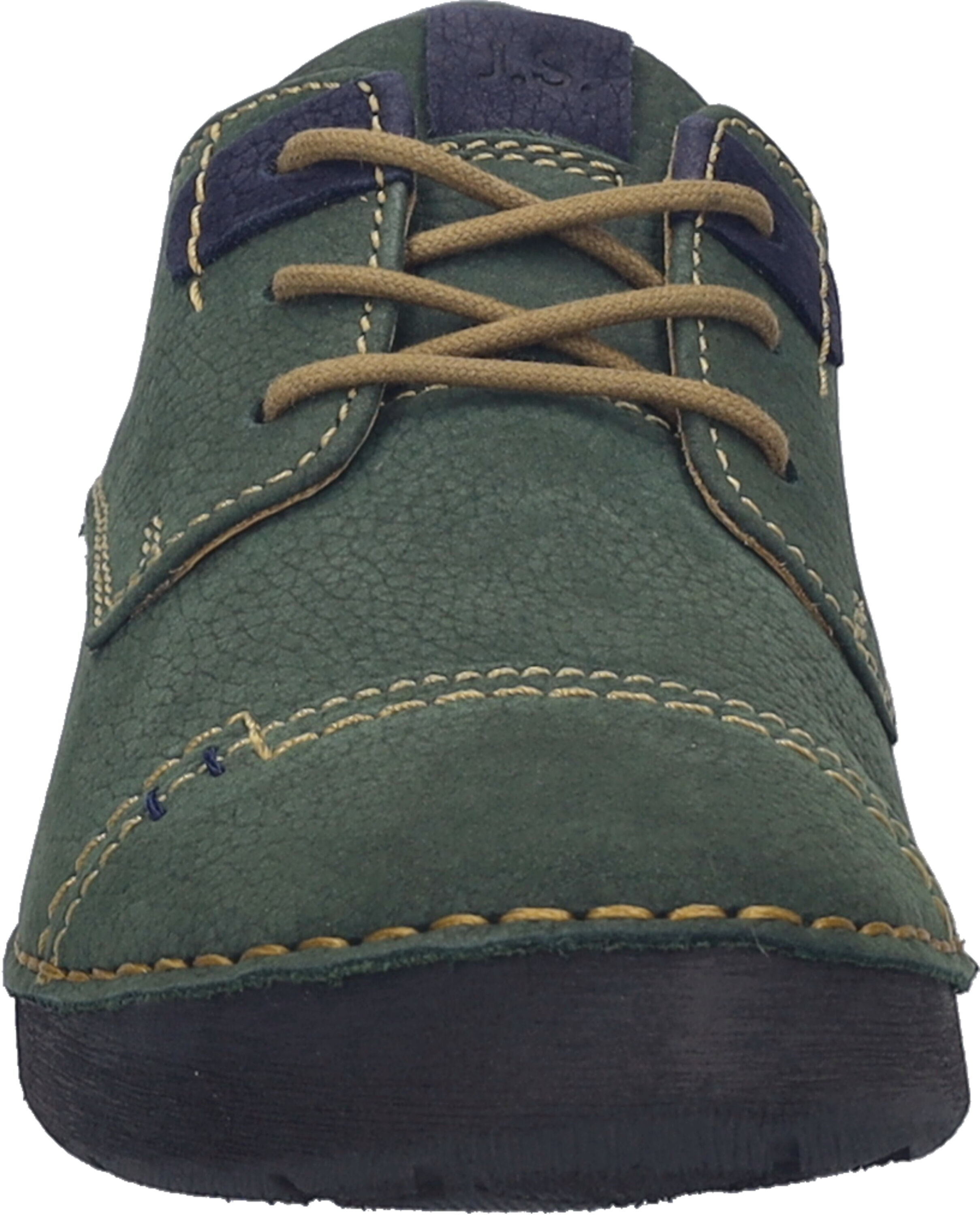 Schnürschuh JOSEF SEIBEL "Fergey 41, grün-kombi", Damen, Gr. 42, grün, kombi, Schuhe Schnürschuh