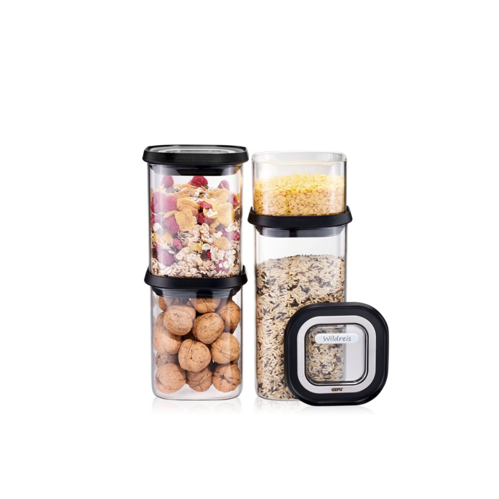 GEFU Voorraadbusset PANTRY, 4-delig