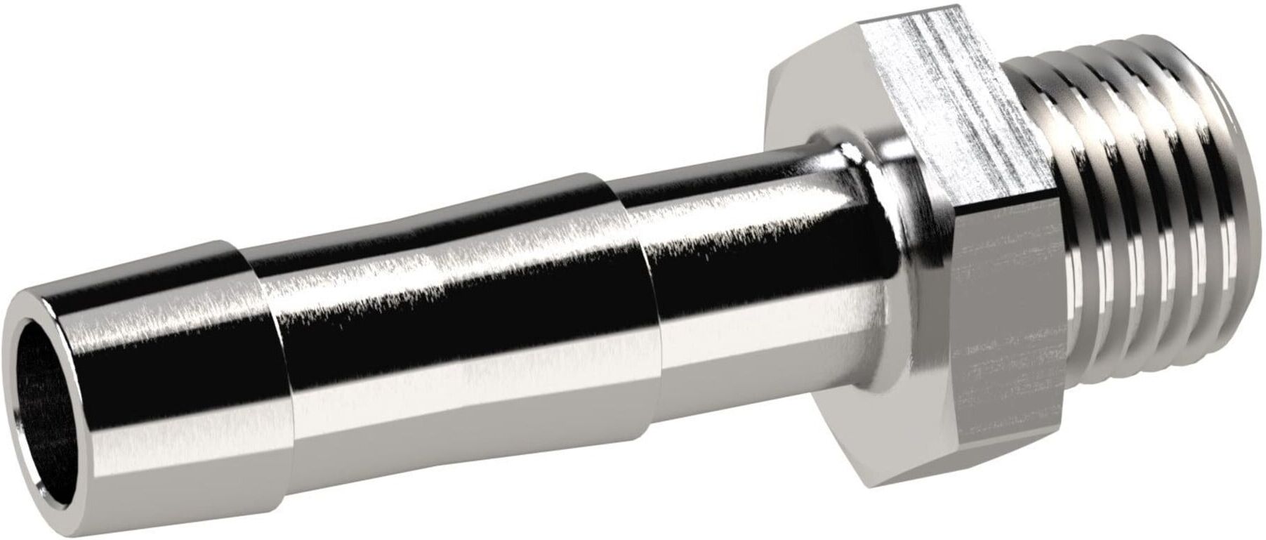 Riegler Einschraubschlauchtülle, G 1/8 a., für Schlauch LW 6, ES 1.4571 (239.02-ES)