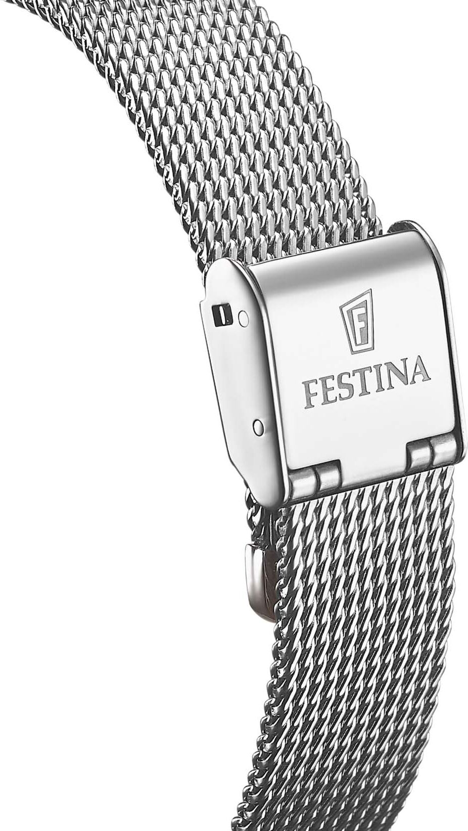 Automatikuhr FESTINA "Automatik", silber (silberfarben, silberfarben), Armbanduhren, Damen, silberfarben, Automatikuhr, Armbanduhr, Damenuhr, mechanische Uhr, Edelstahlarmband