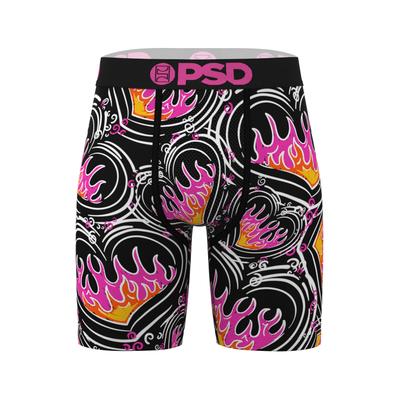 Boxershorts PSD "DEVIL HEART Herren", Herren, Gr. XL, bunt (multi), 88% Polyester, 12% Elasthan, Unterhosen