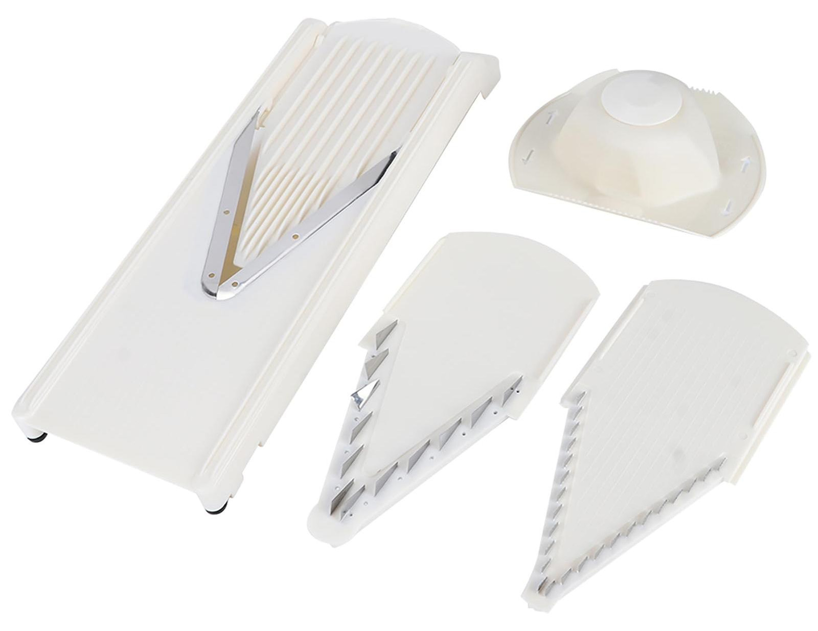 Merkloze V-vormige mandoline groentesnijder voor in de keuken, 38 x 14 x 8 cm