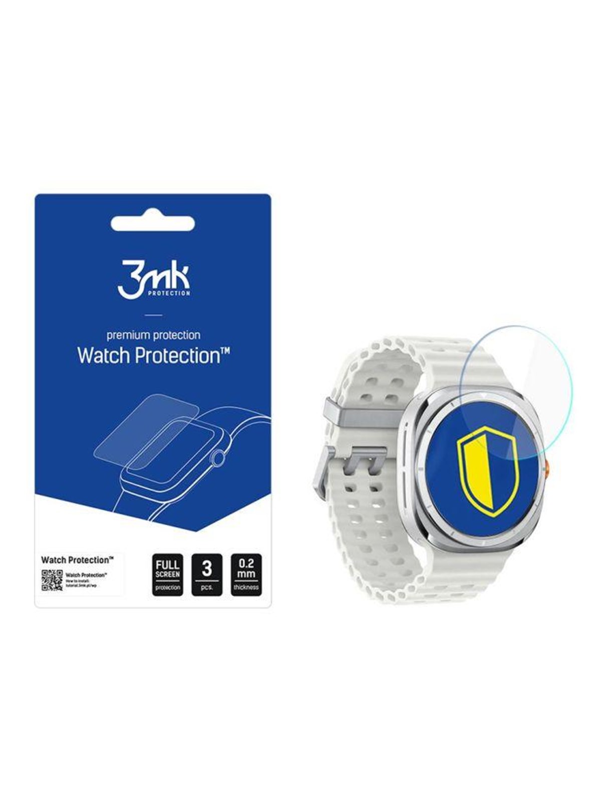 3mk Hybrid Glass Watch Protection FlexibleGlass for Garmin Fenix ??8 Solar/Sapphire 47mm