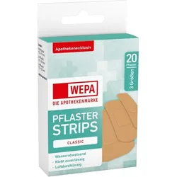 WEPA Pflasterstrips Classic wasserabweis.3 Größen 20 St