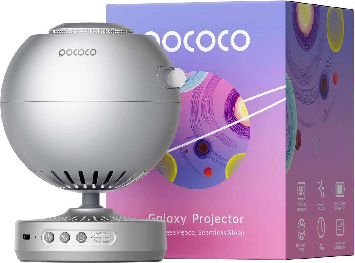 Starry Sky Projector voor Slaapkamer - Planetarium Nachtlamp voor Kinderen