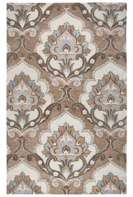 Alora Decor Napoli Hand-tufted Floral Medallion Wool Rug