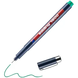edding 1800 profipen Fineliner 0.25 mm grün