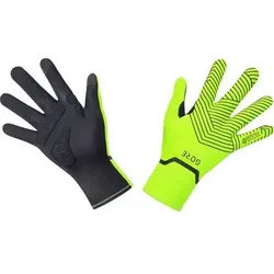 GORE WEAR GORE® C3 GORE-TEX INFINIUM™ Stretch Mid Handschuhe, Größe 8 in Gelb Gelb