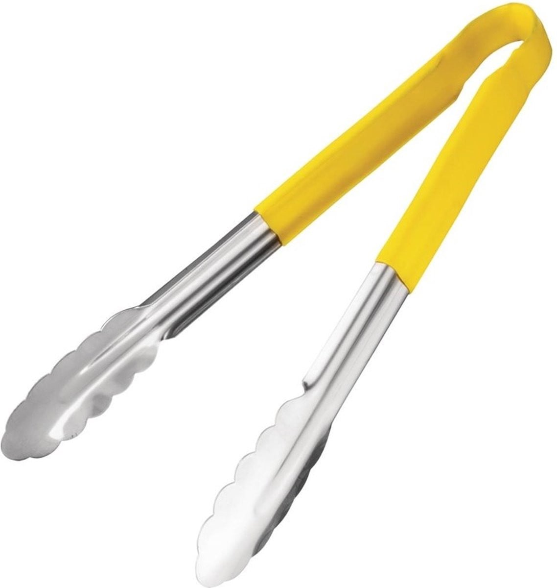 Hygiplas Pro-grade Keukentang Geel - RVS met Vinylcoating - 30 cm
