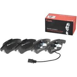 BREMBO Bremsbeläge P85113 mit Warnkontakt für Auto-Bremsanlage