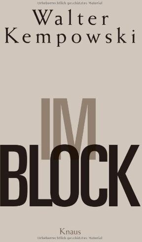 Walter Kempowski - Im Block: Ein Haftbericht. Mit 32 Bildnotizen des Verfassers - Preis vom 13.10.2026 19:28:25 h