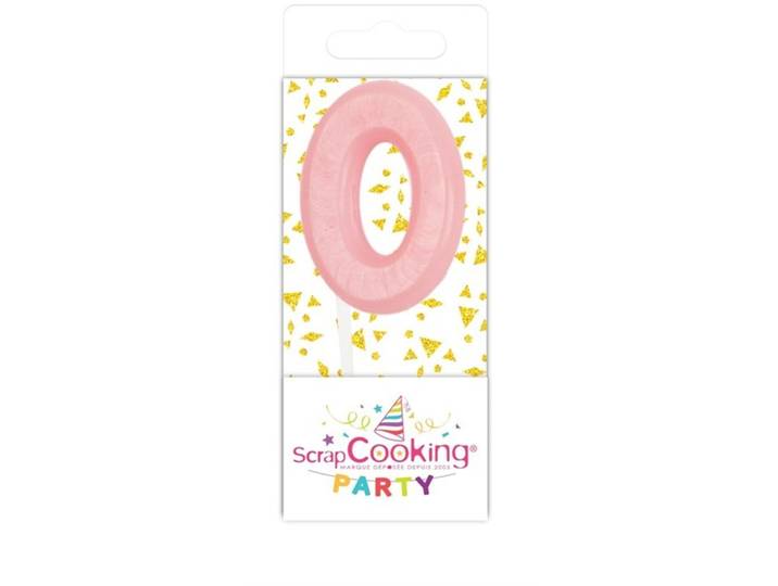 Scrap Cooking 15 Stk. Mini Kerze Nummer 0 assortiert - Material: Wachs - 110