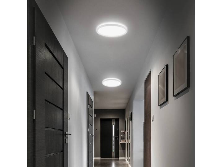 Briloner Deckenlampe Slim Drip, für Badezimmer, Kunststoff, Deckenlampe