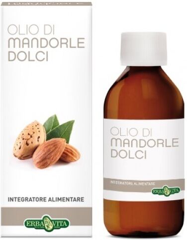 Erba Vita Olio Mandorle Dolci 200 ml - Integratore Alimentare di Olio di Mandorle Dolci