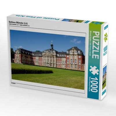 CALVENDO Puzzle Schloss Münster (LU) | 1000 Teile Lege-Größe 64x48cm Foto-Puzzle für glückliche Stunden