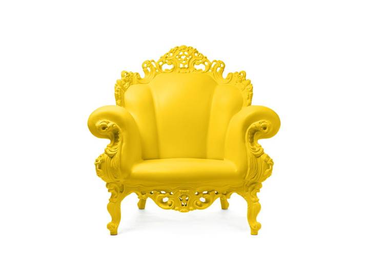MAGIS fauteuil PROUST (Jaune - Polyéthylène)