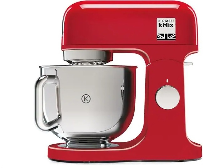 Kenwood kMix, 5 l, Rot, Drehregler, Schlagen, Kneten, Mixen, Edelstahl, Metall, Edelstahl
