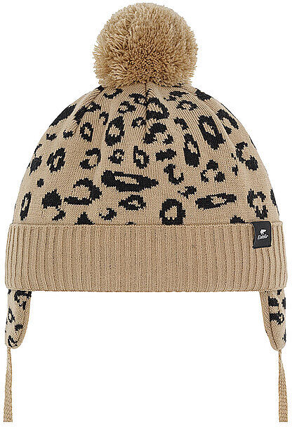 EISBÄR Kinder Mütze Lilie Ear Pompon hellbraun B