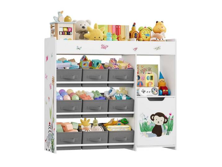 LuxusKollektion Kinderregal Kinderregal mit 9 Boxen, 1-tlg.