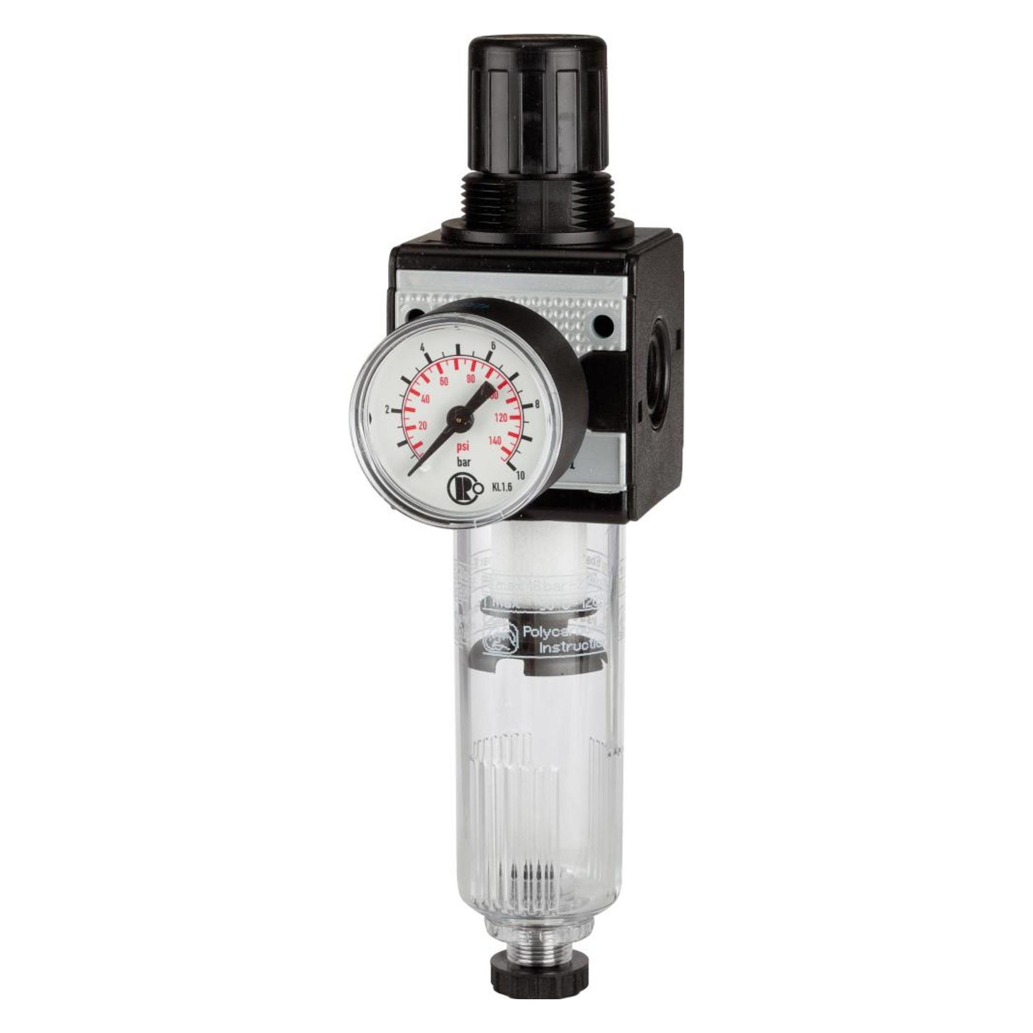 Riegler Filterregler MULTIFIX Gewinde mm 11,89 BG I G 1/4 " 0,5 - 10 bar 1500 l/min (100470)