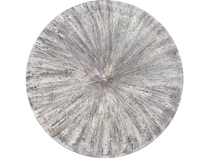 PTMD Wandpaneel Rond L - 120x2x120 cm - Hout - Wit