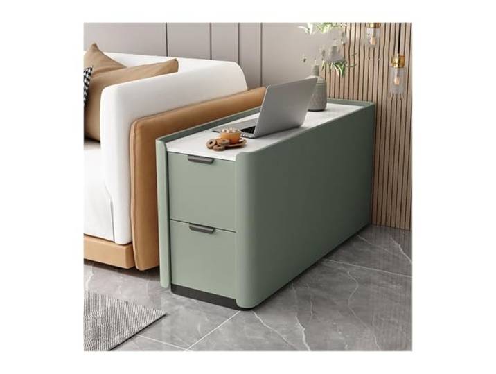 Ecklager Sofa-Sideboard aus Holz, superschmaler kleiner Beistellschrank(J)