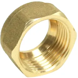 Messing-Klemmverschraubung für Kupferrohre Mutter, verschiedene Größen (Ausführung: 22 mm)
