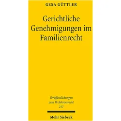Gerichtliche Genehmigungen im Familienrecht, Fachbücher von Gesa Güttler