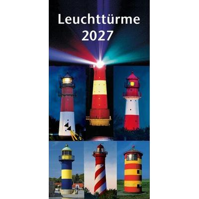 Leuchttürme 2027. 3-Monats-Tischkalender