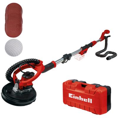 Trockenbauschleifer EINHELL "TP-DW 18/225 Li - Solo", rot (rot, schwarz), B:26cm H:36cm L:70,5cm, Schleifmaschinen, inkl. Koffer für universelle Aufbewahrung von Werkzeug und Zubehör