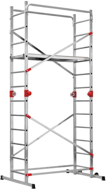 Hailo G60, échafaudage multifonctionnel en aluminium, 2 x 12 (9459507)