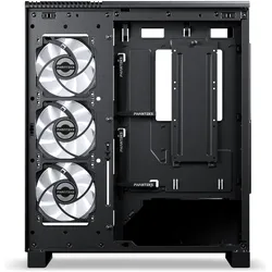 Phanteks Mittelgrosses E-ATX-Gehäuse NV5X RGB mit Glasfront (Schwarz) (E-ATX), PC Gehäuse, Schwarz